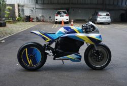 Universitas Budi Luhur Pamer Motor Listrik Buatannya di IIMS Hybrid 2021