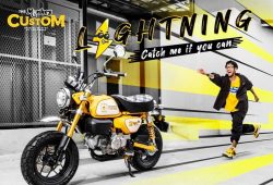 Honda Monkey Lightning Edition Meluncur, Usung Warna Jreng dan Grafis Lucu