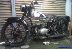 JLO 175 Twinport, Motor Antik 1950-an Asal Jerman Buruan Kolektor