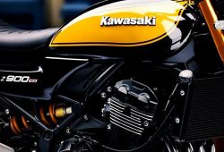 Kawasaki Z900RS SE 2022 Mengaspal, Bodi Dibalut Warna Kuning Keemasan