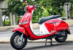 Keeway Boyong Motor Listrik Terbaru di Jakarta Fair Kemayoran 2023