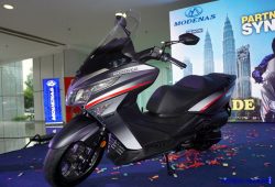 Spesifikasi Modenas Elegan 250, Skuter Gambot Asal Negeri Jiran