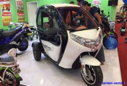 Sempat Viral, Sepeda Motor Roda Tiga Nongol di GIIAS 2017