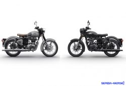 Royal Enfield Classic 500 Stealth Black & 350 Gunmetal Grey Dirilis, Ini Harganya