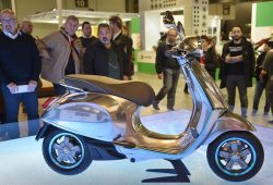 Bulan Depan Piaggio Siap Produksi Skuter Listrik Canggih Vespa Elettrica