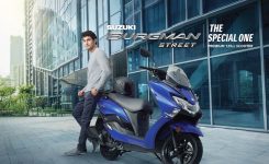 Suzuki Burgman Street 125 Pearl Blue