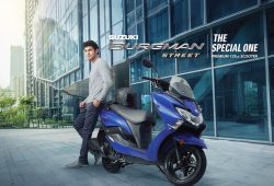 Suzuki Burgman Street 125 Hadir dengan Warna Baru Pearl Blue