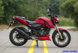 Pakai Standar BSIV, Motor TVS Apache RTR 200 Terbaru Dibanderol Lebih Murah