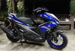 Skutik Maxi Yamaha Aerox 155 Dipasangi Fitur Baru Traction Control