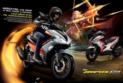 Skutik Yamaha Aerox 155 Teranyar Dibalut Warna-Warna Bernuansa AoV