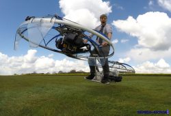 Sepeda Motor Terbang ‘Hoverbike’ Melayang di Langit Inggris