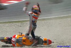 Terjatuh, Marquez salahkan Akselerasi Motor Honda