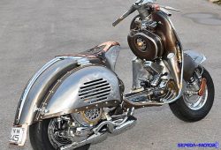 Trik Modifikasi Vespa Drag