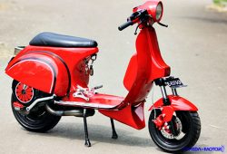 Ini Dia Cara Modifikasi Vespa PX Jadi Racing