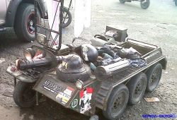 Vespa Tank, Skuter Modifikasi dengan Gaya Army Look