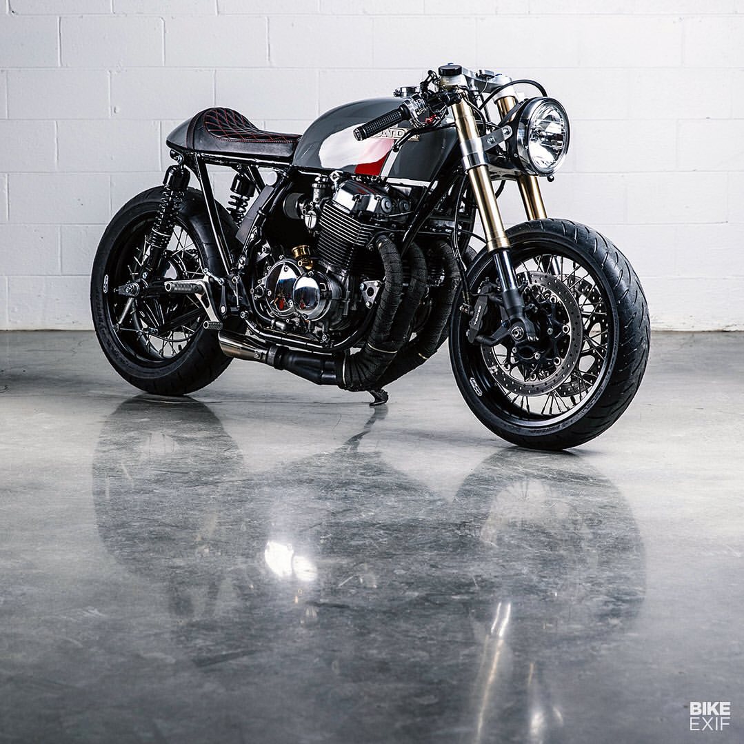 honda,cb750,hondacb,hondacb750,caferacer,caferacergram,caferacerstyle,caferacerculture,custombike,hondacaferacer,ironandair,RideRed,bikeexif