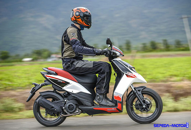 Aprilia SR 150, Skuter Sporty Crossover Cuma Rp12 Jutaan