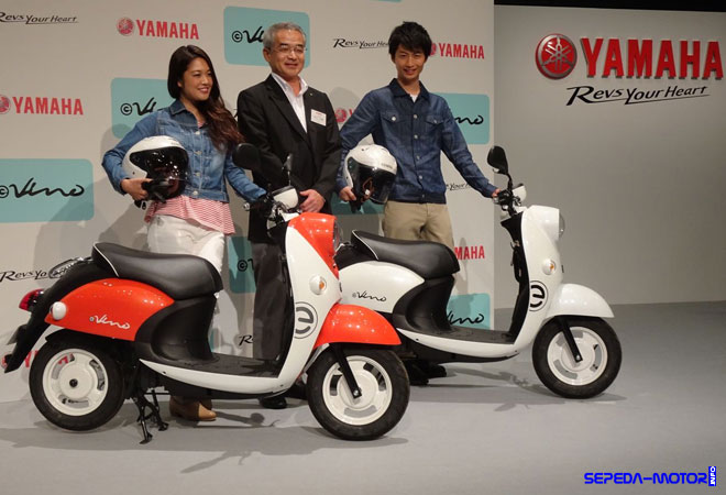 Yamaha Indonesia Kenalkan Motor Skuter Listrik Terbaru E-Vino